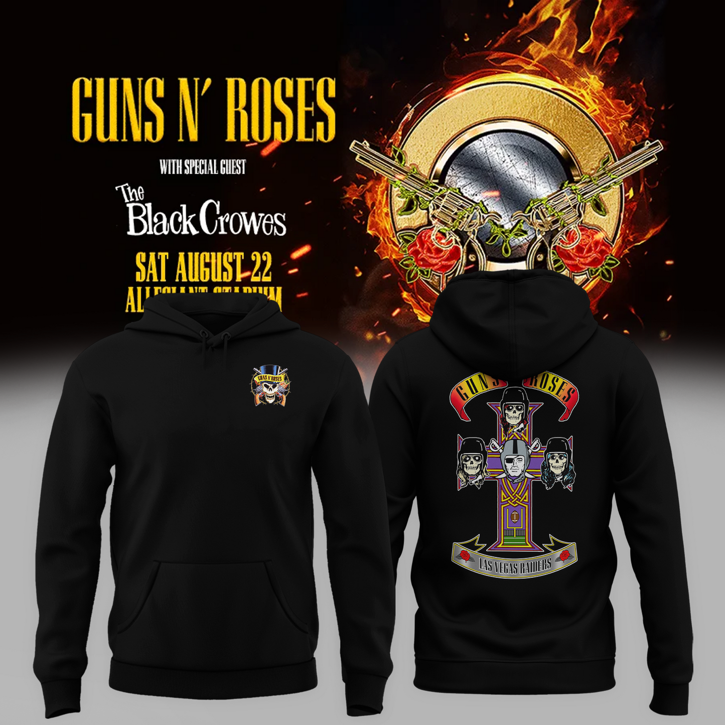 Limited Edition Guns N’ Roses Tour 2026 Hoodie