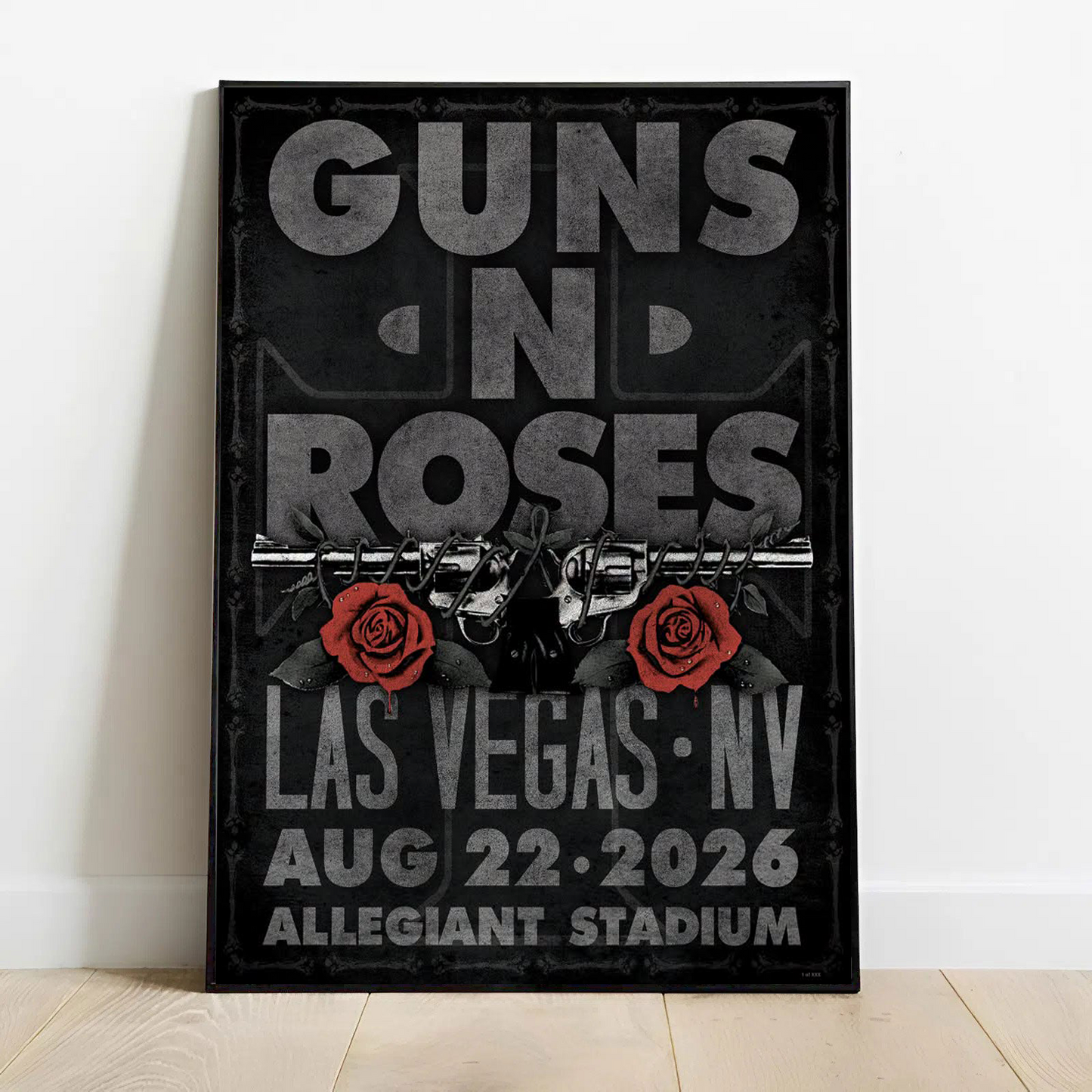 Limited Edition Guns N’ Roses Tour 2026 poster