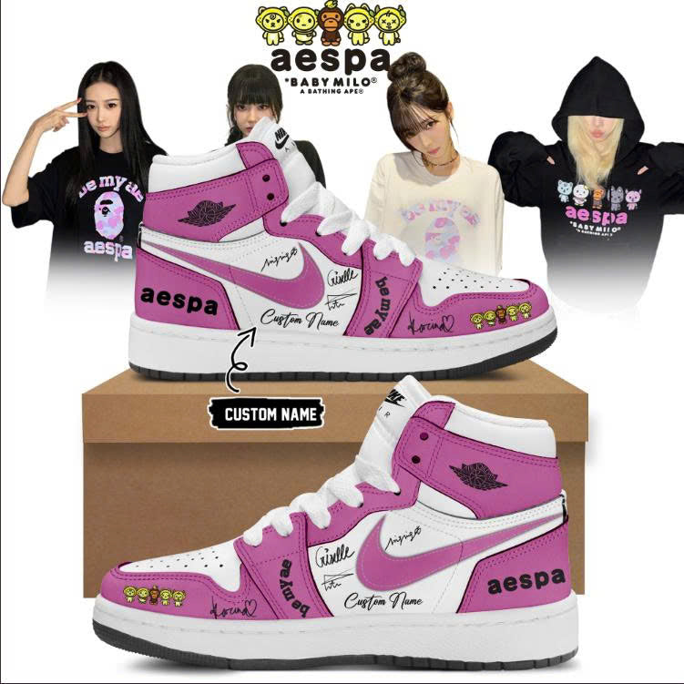 aespa x BAPE signed Shoes 23