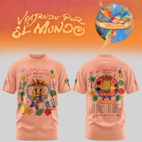 _Karol G Viajando Por El Mundo Tropitour Limited Tshirt