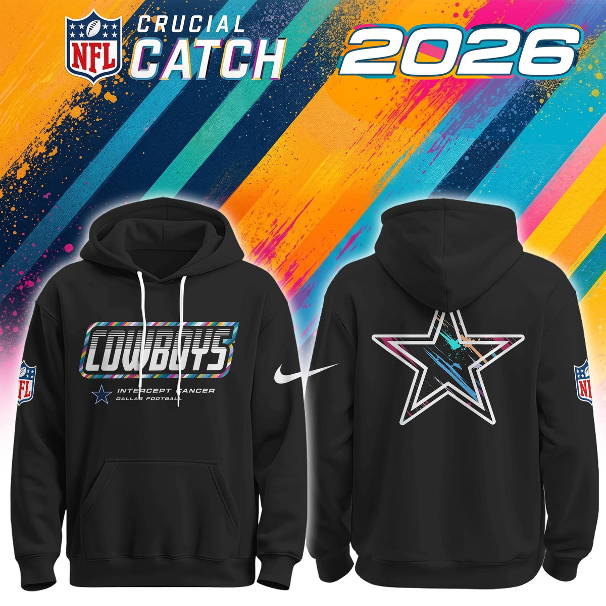 D. Cowboys 2026 Crucial Catch Limited Hoodie