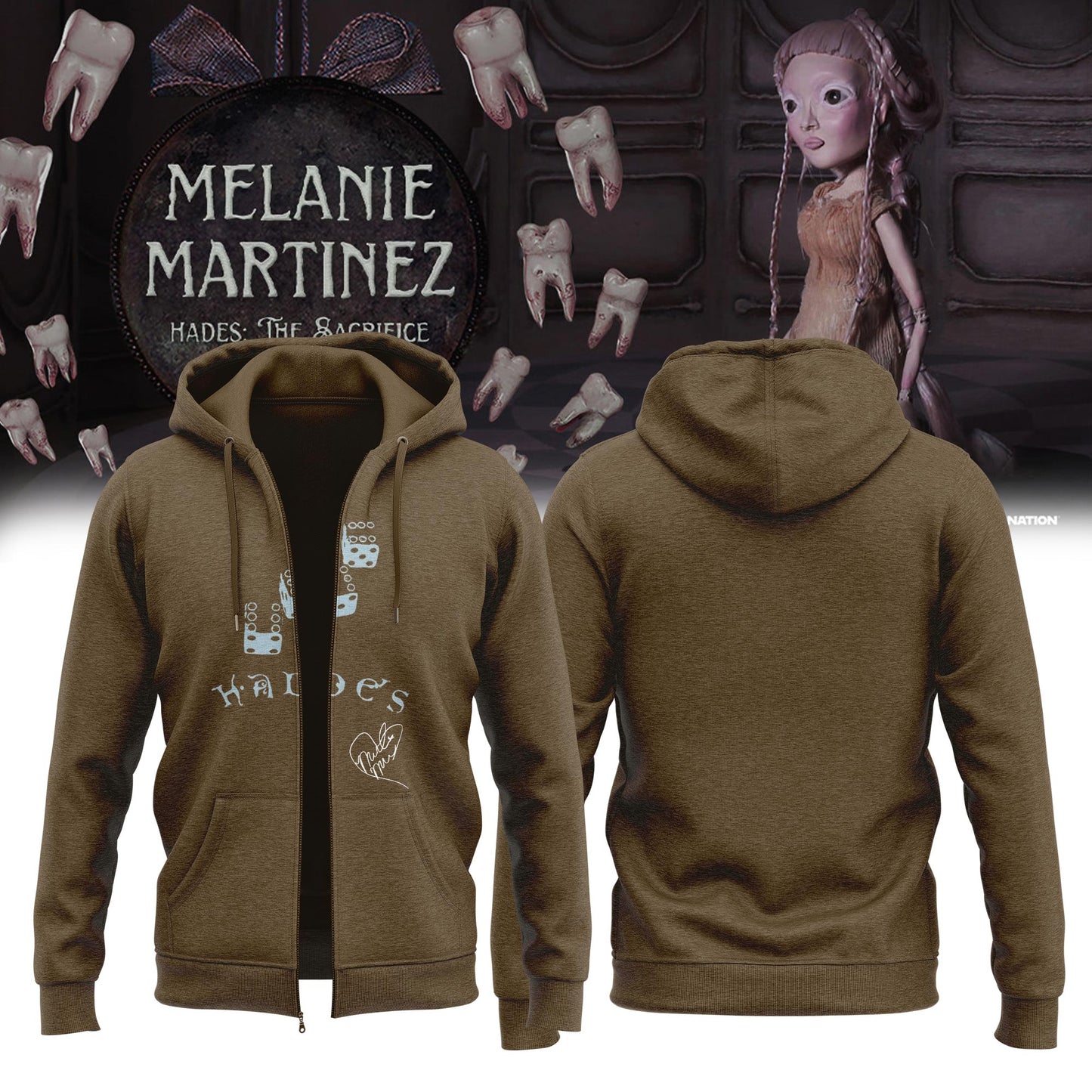 Melanie Martinez ”HADES: THE SACRIFICE TOUR 2026” Limited Edition Signature – Zip Hoodie