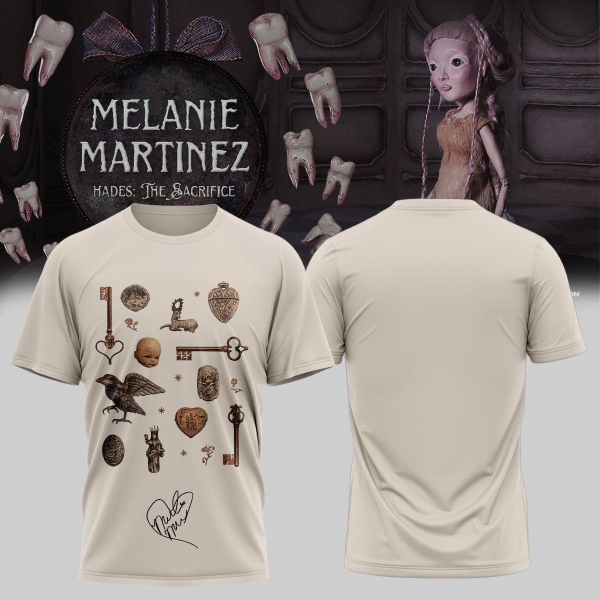 Melanie Martinez ”HADES: THE SACRIFICE TOUR 2026” Limited Edition Signature -Tshirt