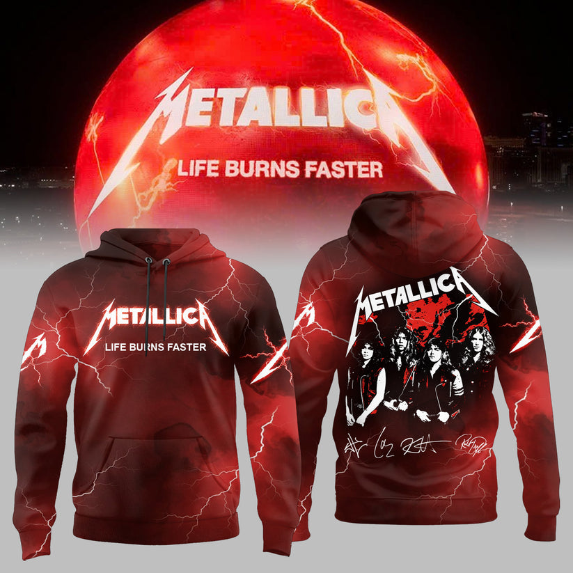 MTLC Life Burns Faster Sphere Las Vegas Concert Hoodie