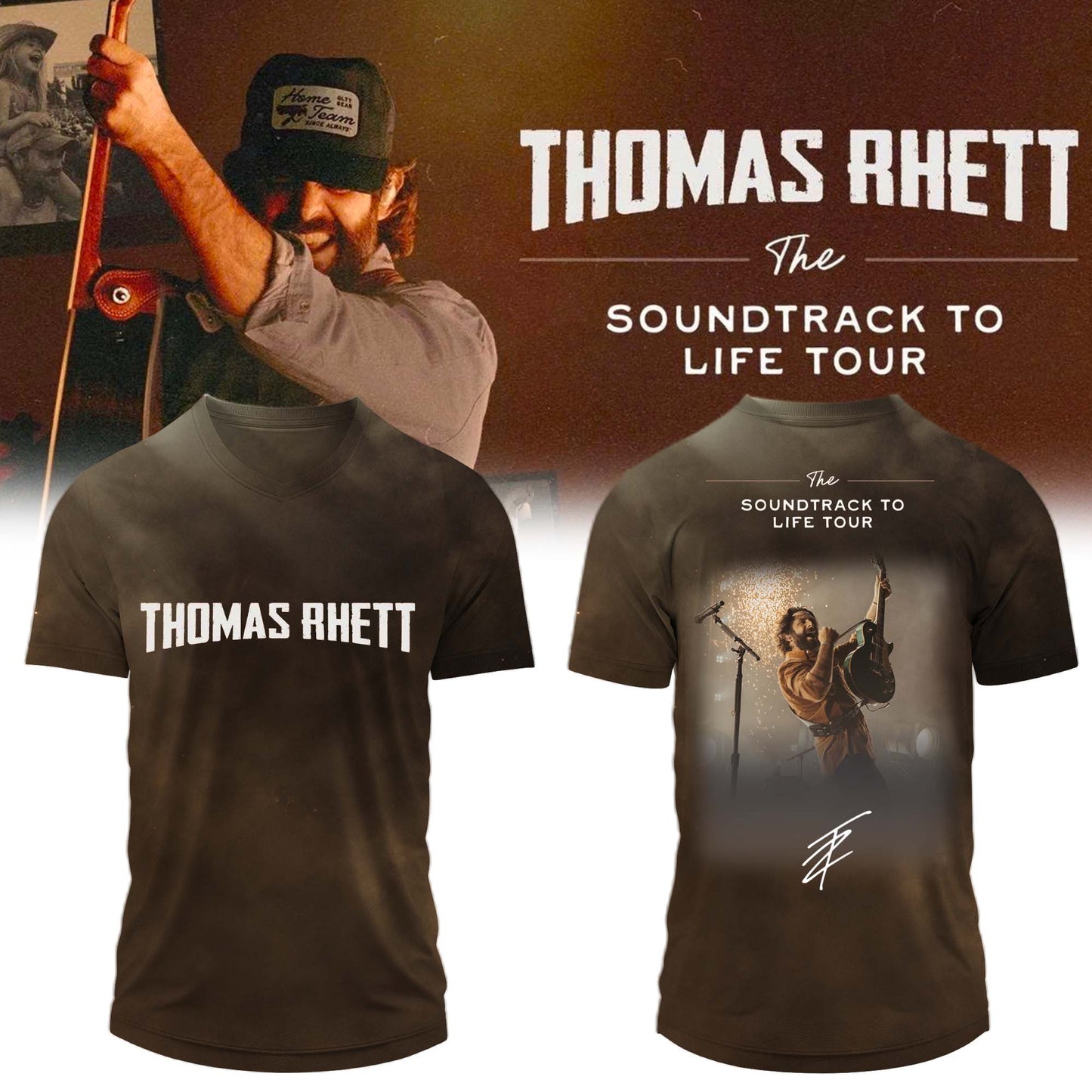 ,Thomas Rhett ”The Soundtrack to Life Tour” Limited Edition Signature – Jersey