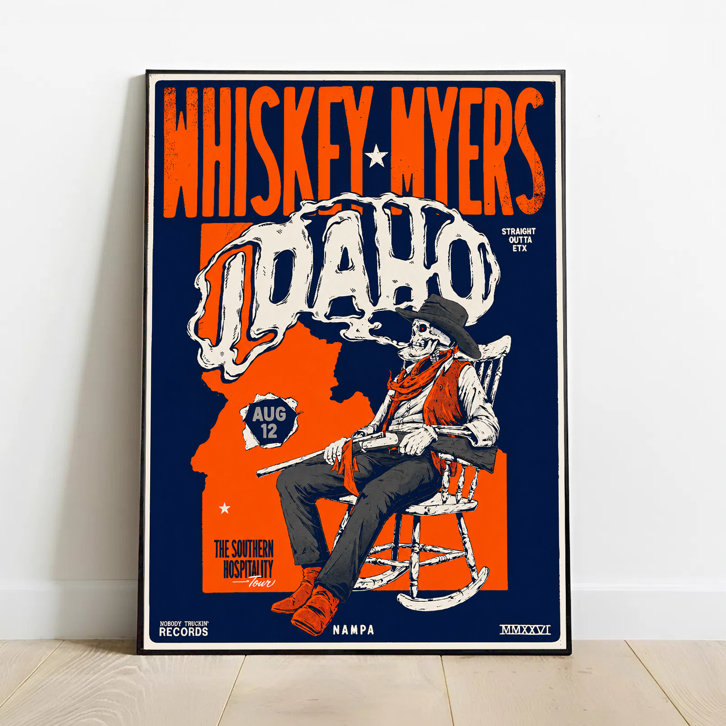Limited Edition Whiskey Myers Southern Hospitality Tour In Nampa, Idaho Poster