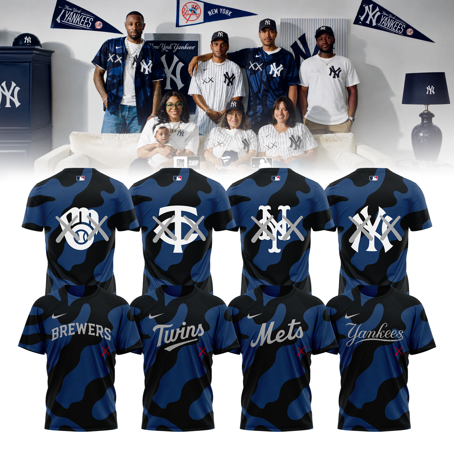 .Baseball x KAWS 2026 T-shirt