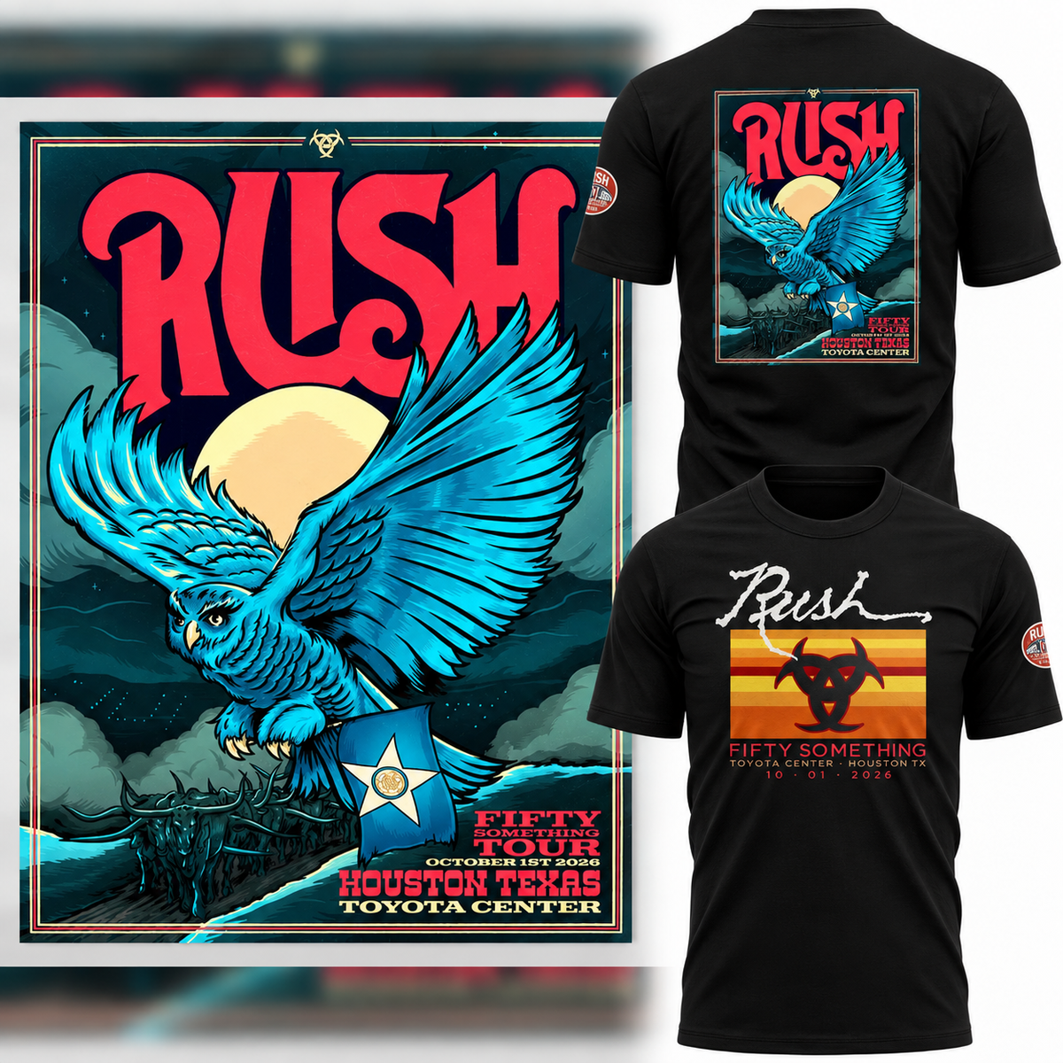 Fifty Something Tour 2026 Houston T-shirt