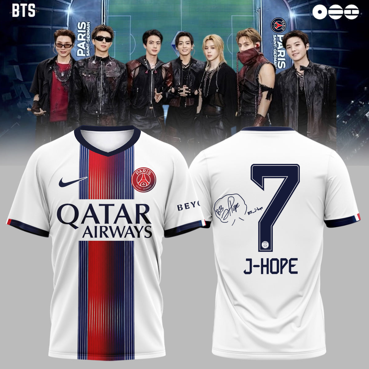 ,BTS x Paris Saint-Germain Jersey