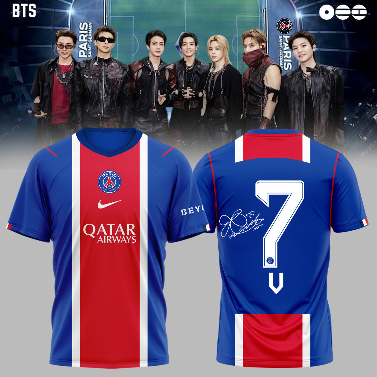 ,BTS x Paris Saint-Germain Jersey