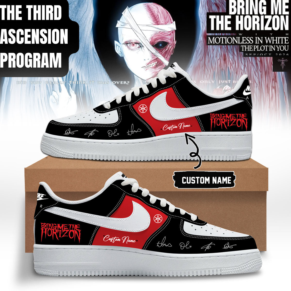 Bring Me The Horizon “The Third Ascension Program 2026” Signature Limited Edition – Shoes 1