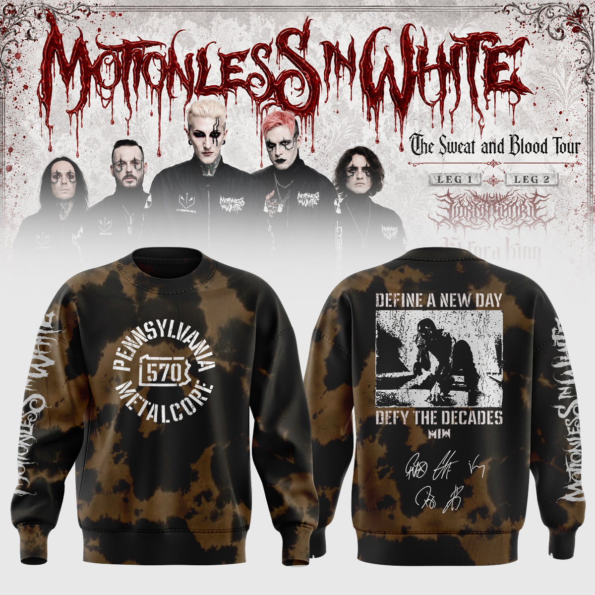 Limited Edition The Sweat & Blood Tour 2026 Sweatshirt