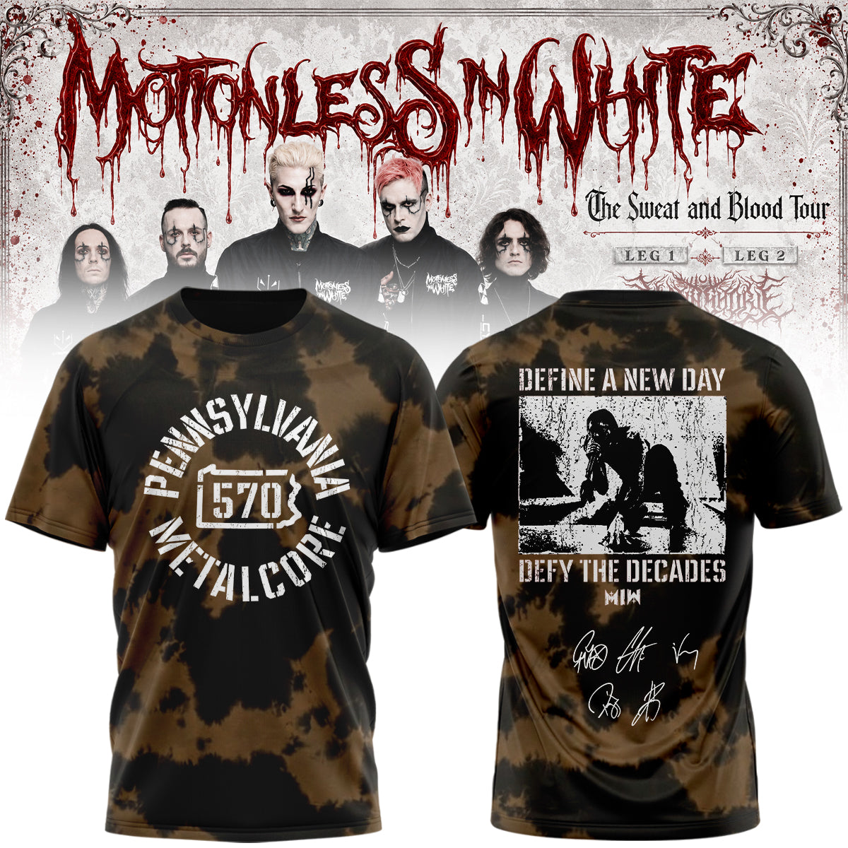 Limited Edition The Sweat & Blood Tour 2026 Tshirt