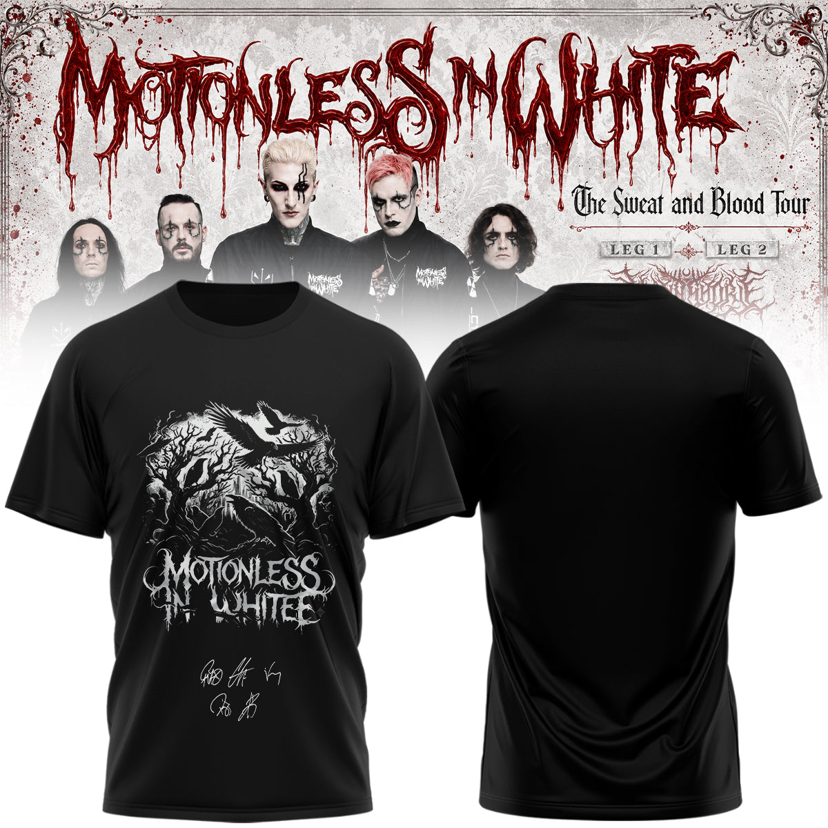 Limited Edition The Sweat & Blood Tour 2026 Tshirt