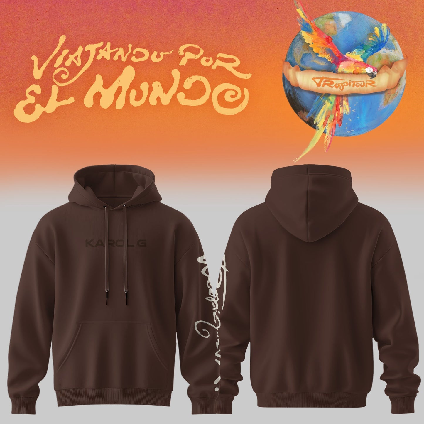 Karol G Viajando Por El Mundo Tropitour Limited Hoodie