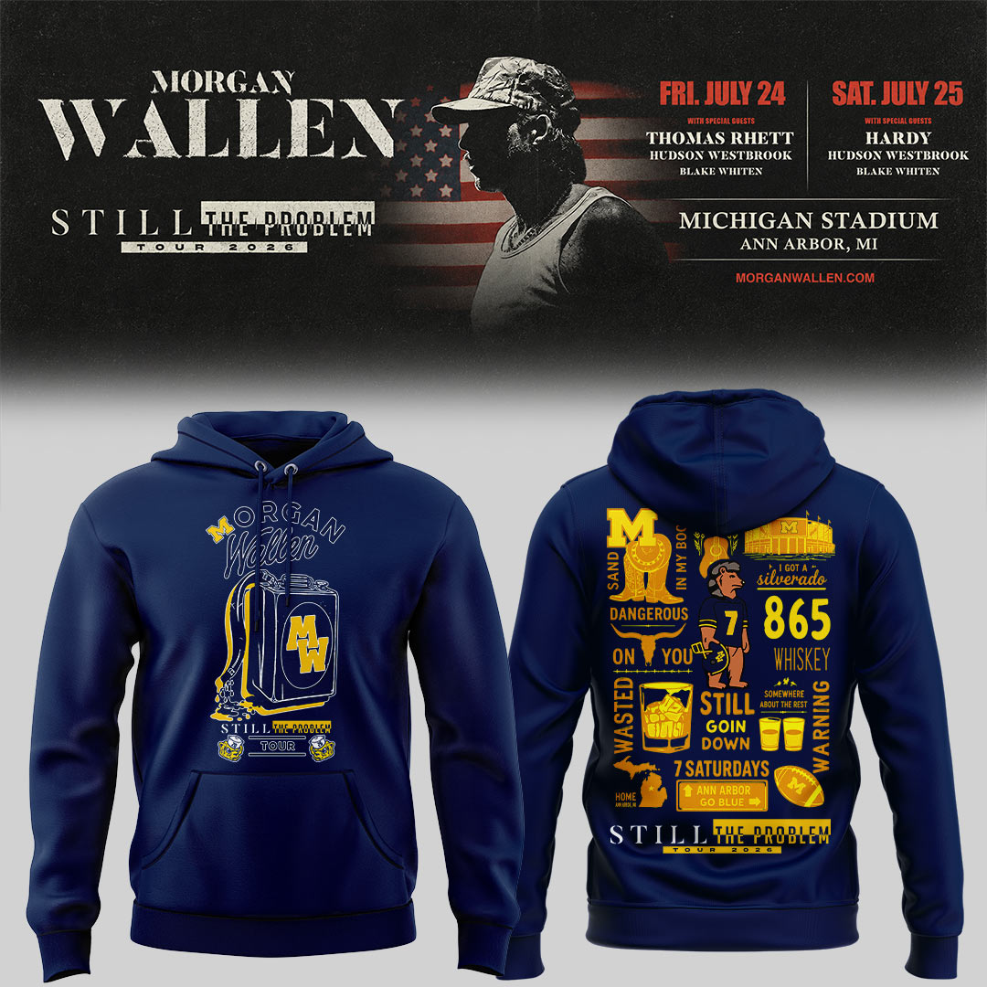 Exclusive Morgan Wallen x Michigan Football Hoodie 2026
