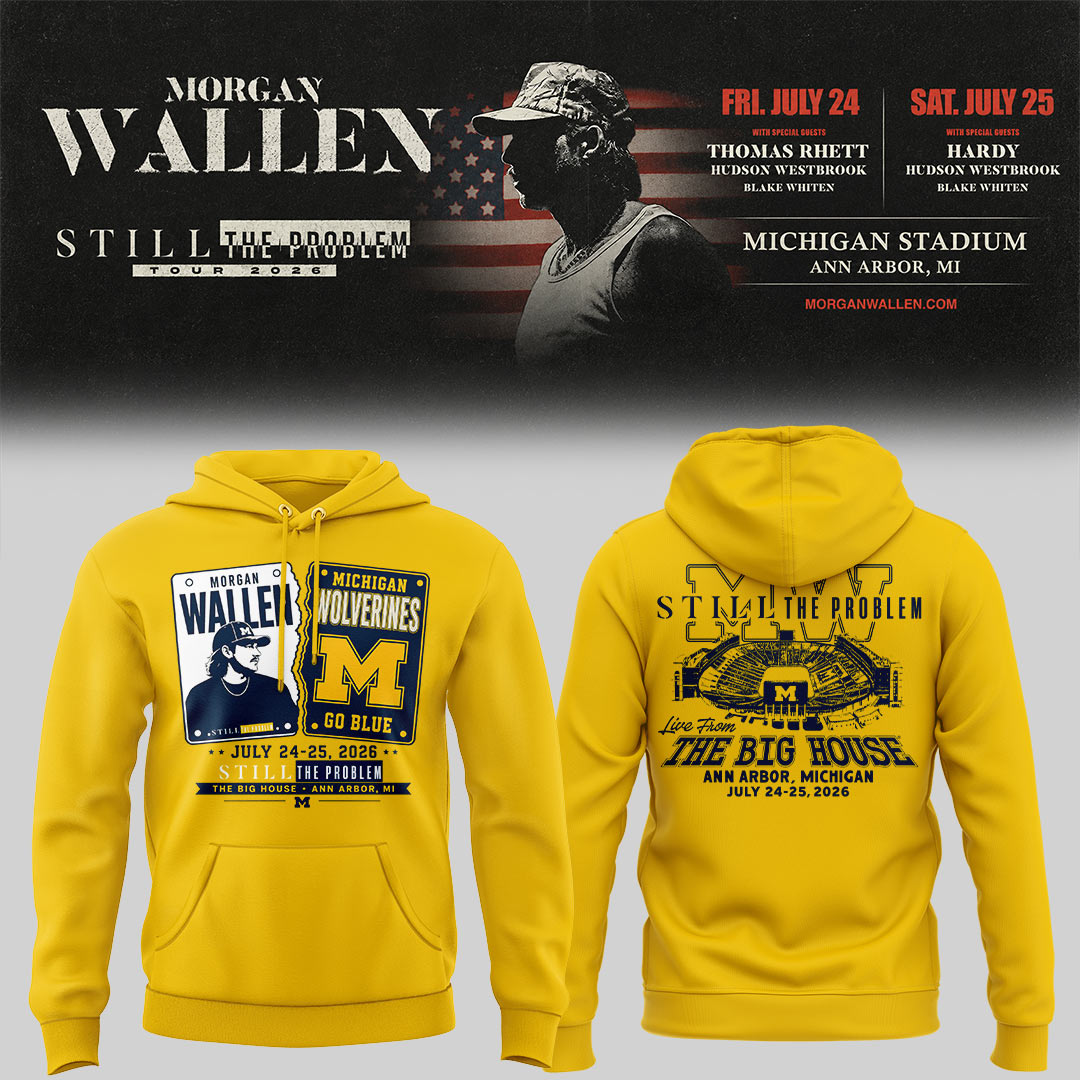Exclusive Morgan Wallen x Michigan Football Hoodie 2026