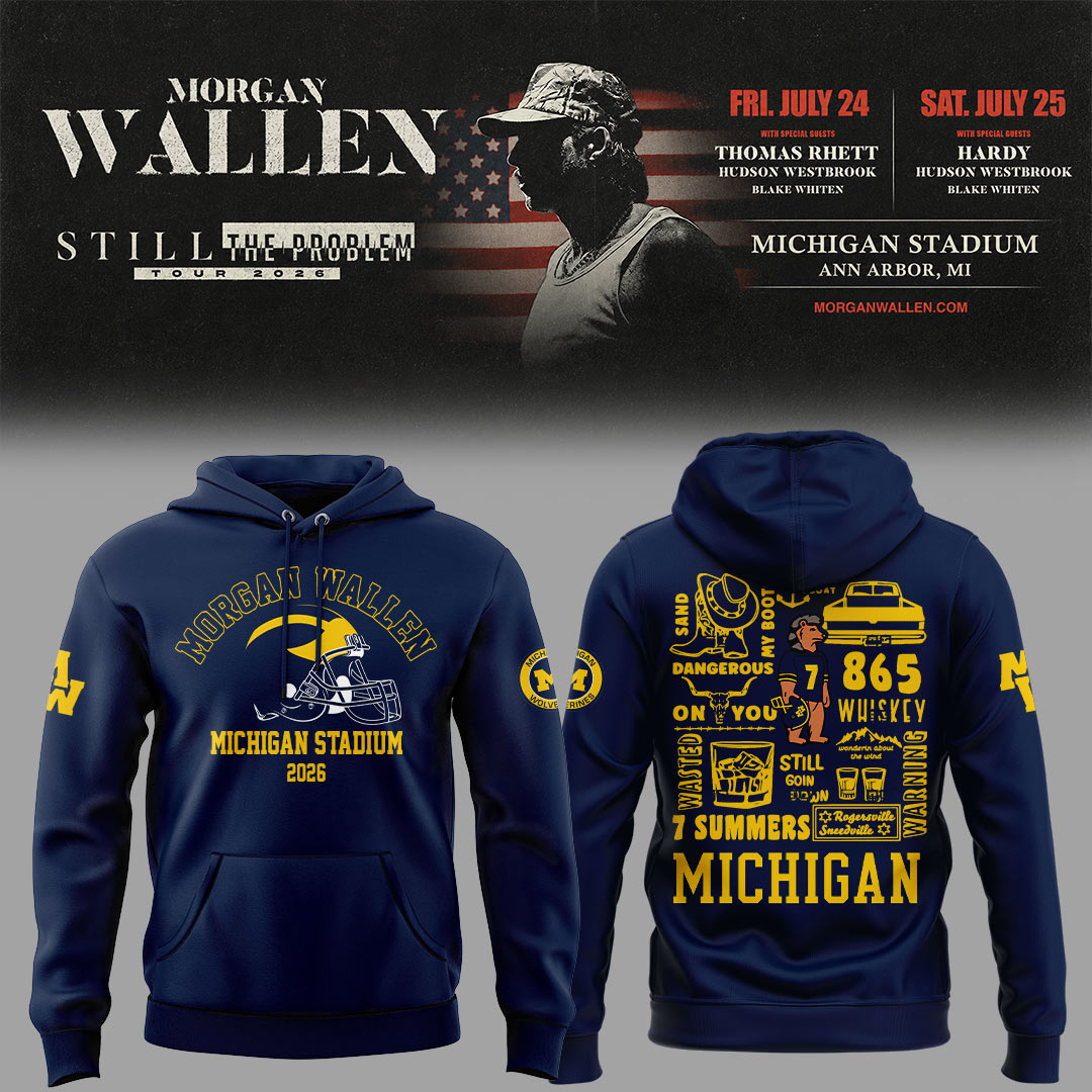 Exclusive Morgan Wallen x Michigan Football Hoodie 2026