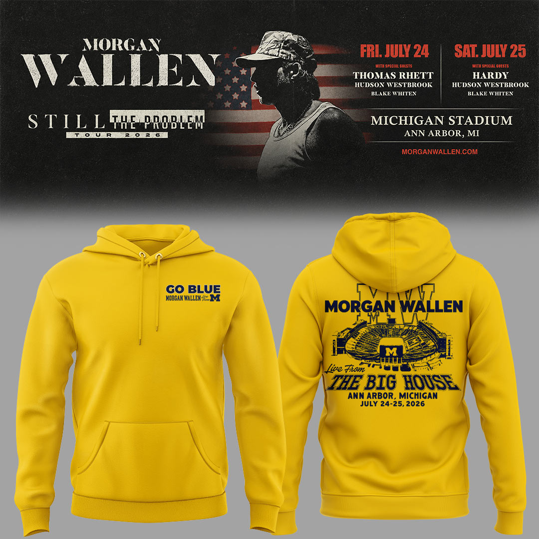 Exclusive Morgan Wallen x Michigan Football Hoodie 2026