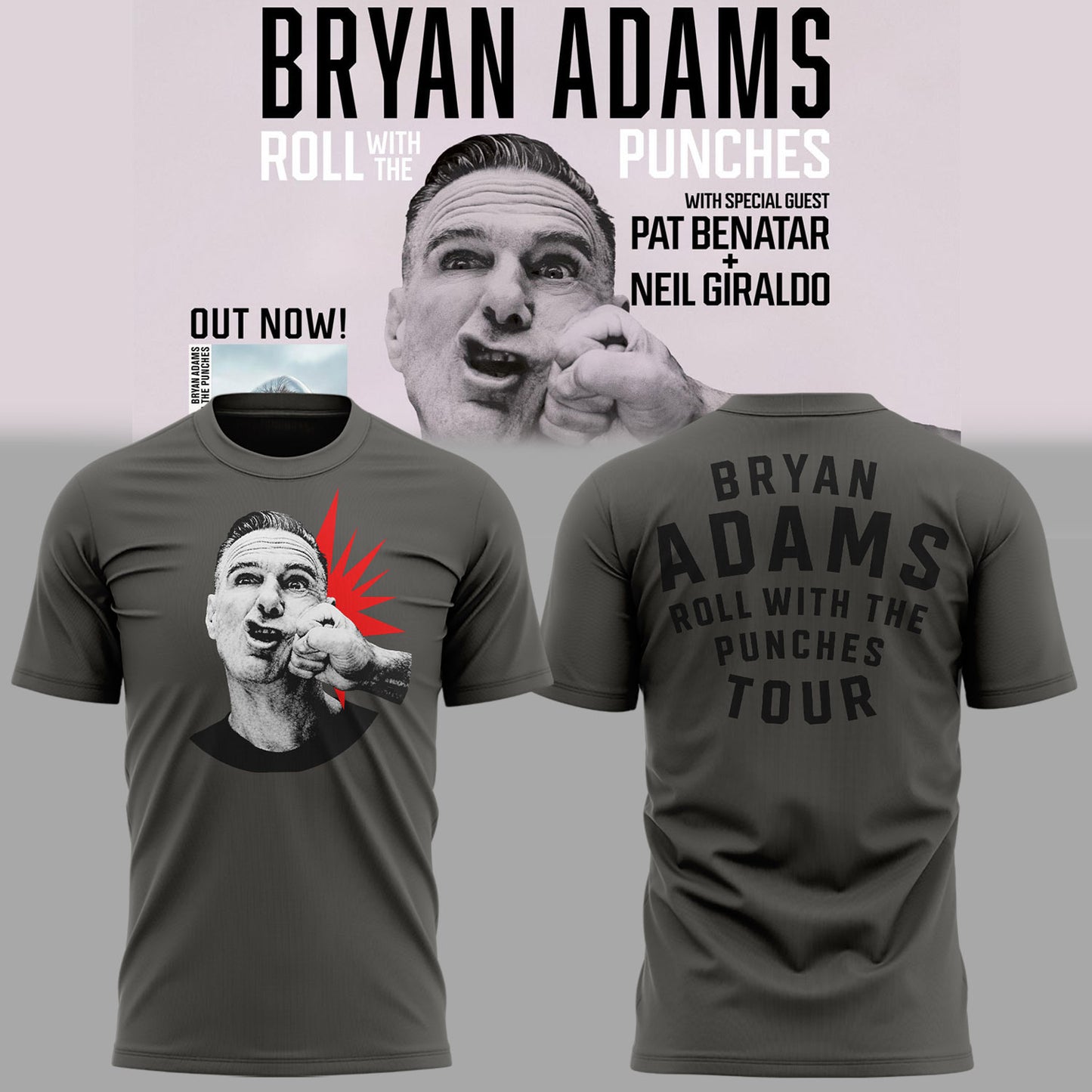 Limited Edition Roll With The Punches Tour 2026 Shirt