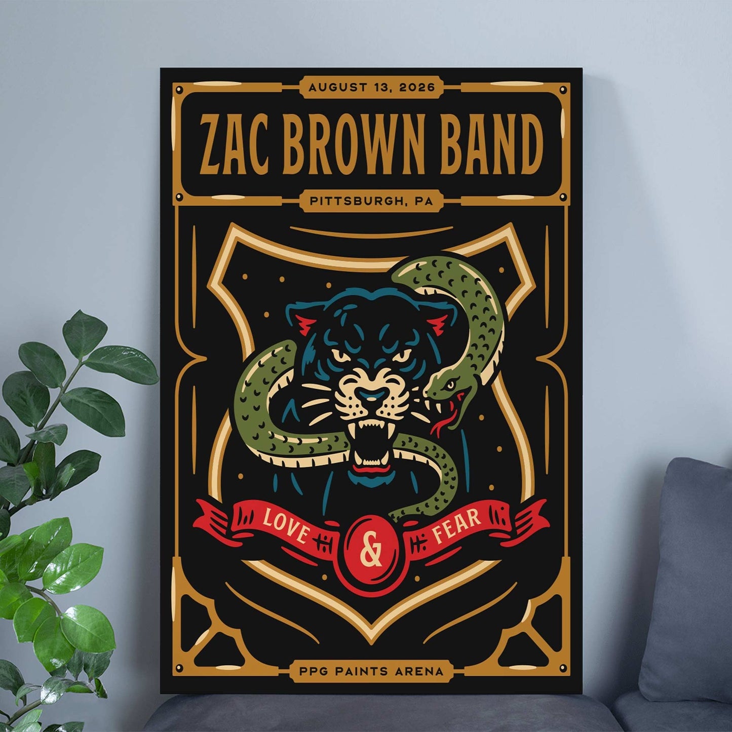 Limited Edition Love & Fear Tour in PPG Paints Arena Poster