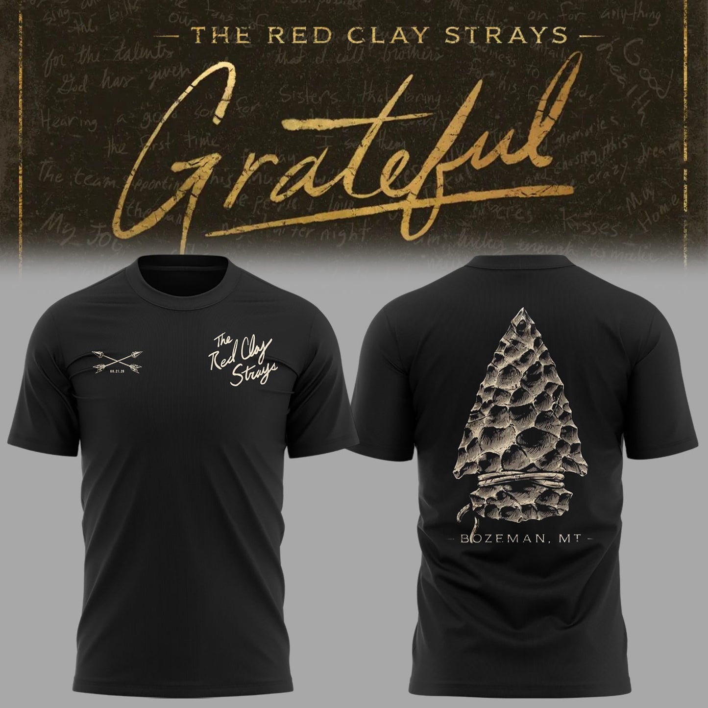 Limited Edition The Grateful Tour in Bozeman,MT Shirt