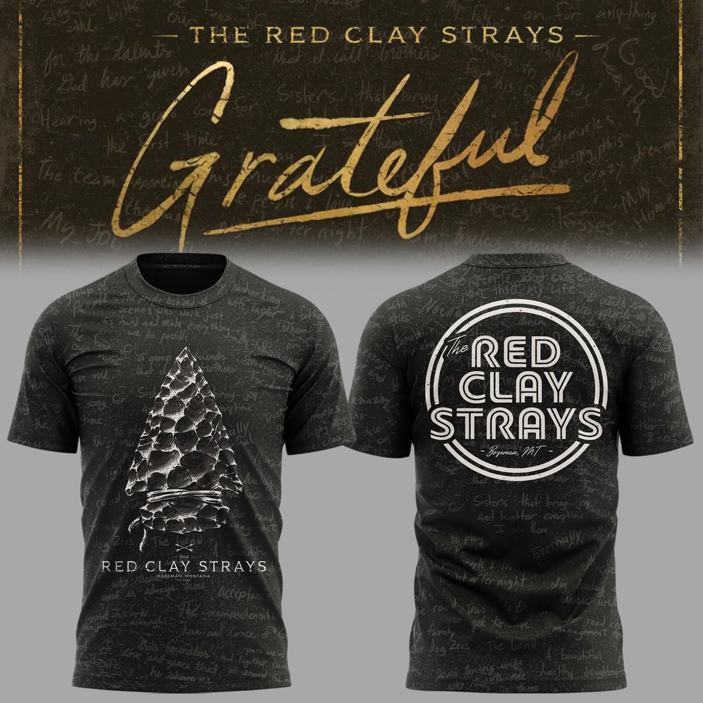 Limited Edition The Grateful Tour in Bozeman,MT Shirt