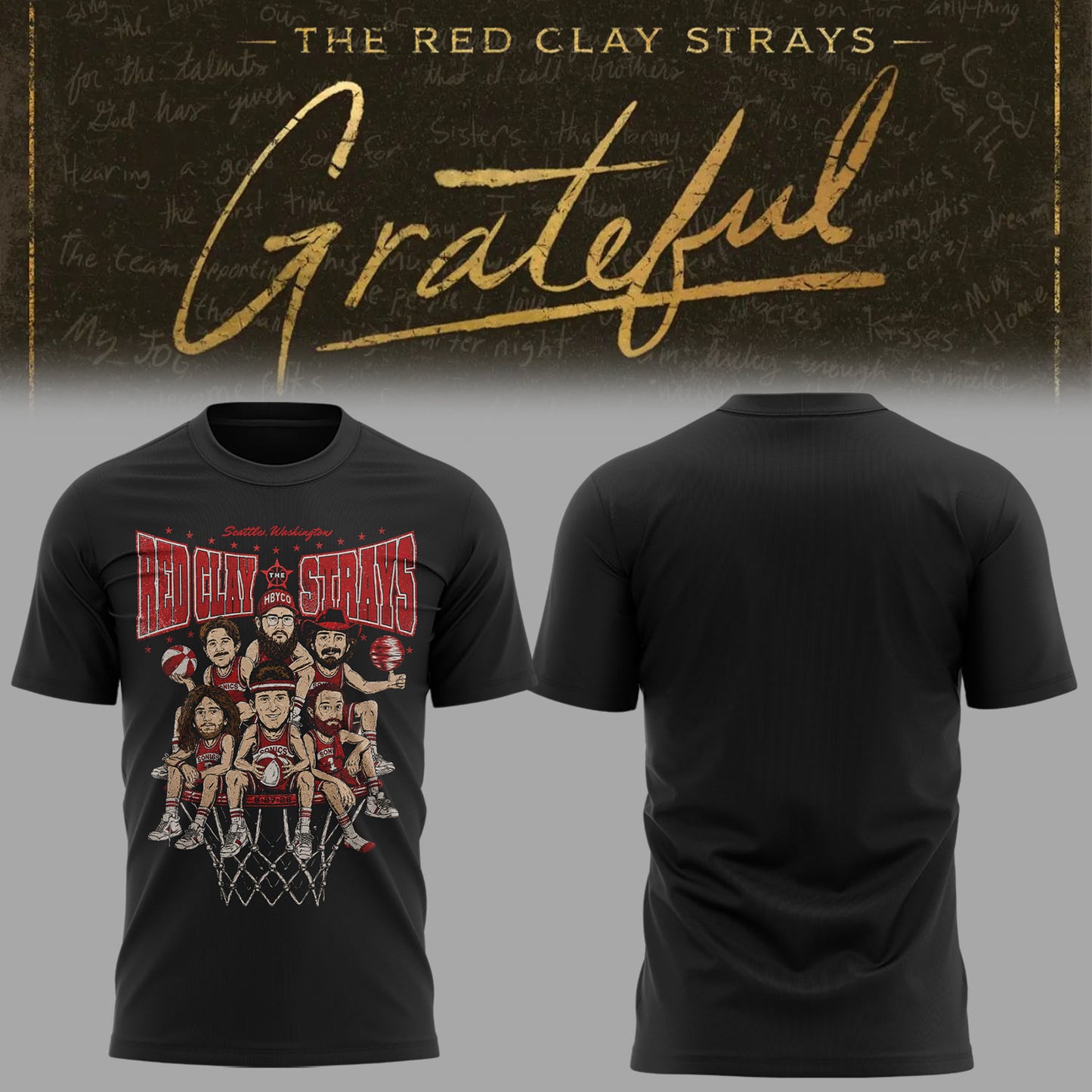 Limited Edition The Grateful Tour in Seattle,WA Shirt