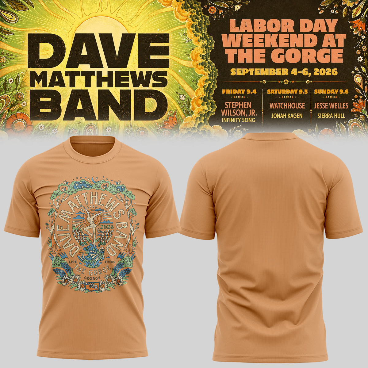 Limited Edition Labor Day Weekend at The Gorge Shirt