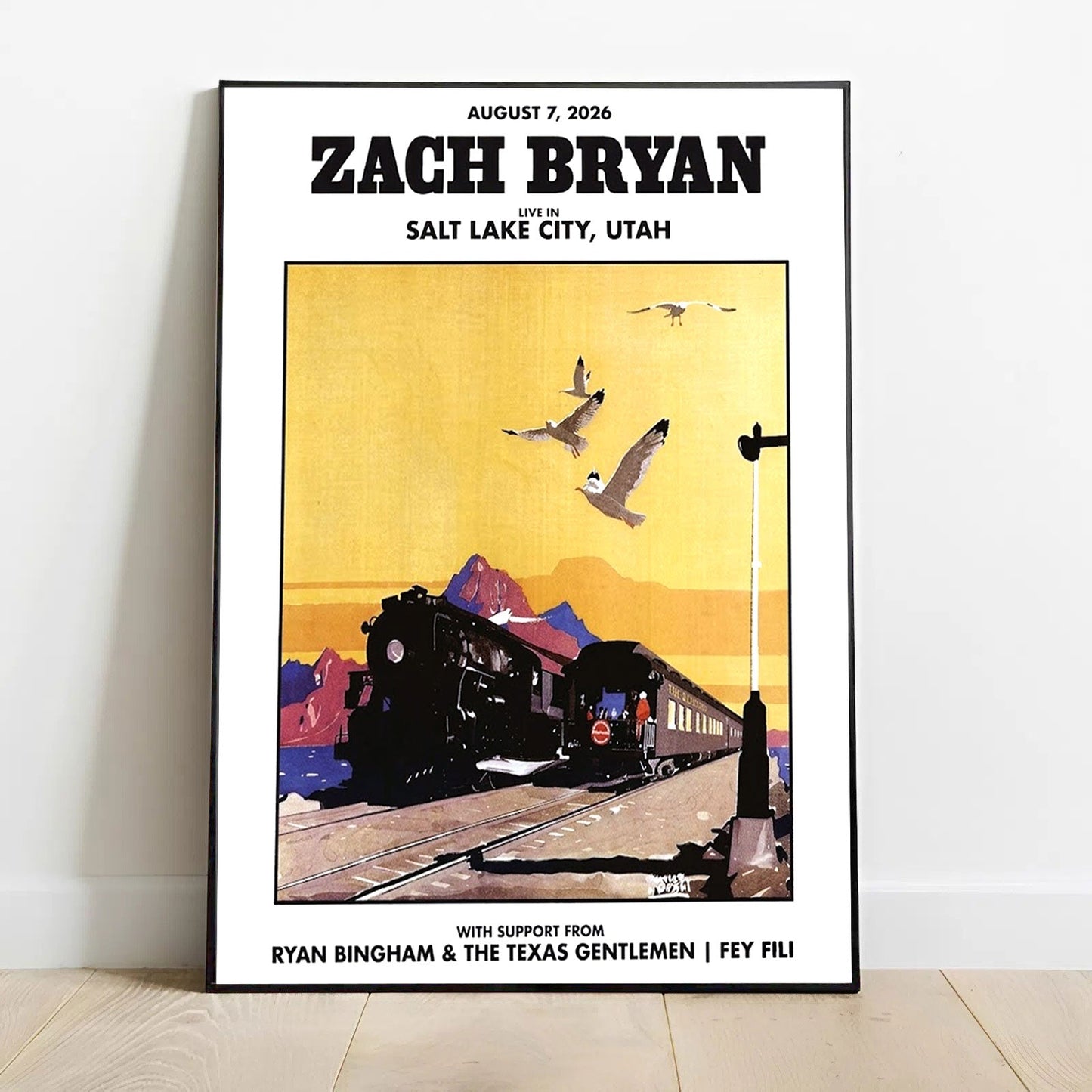 Limited Zach “With Heaven On Tour 2026.” Poster