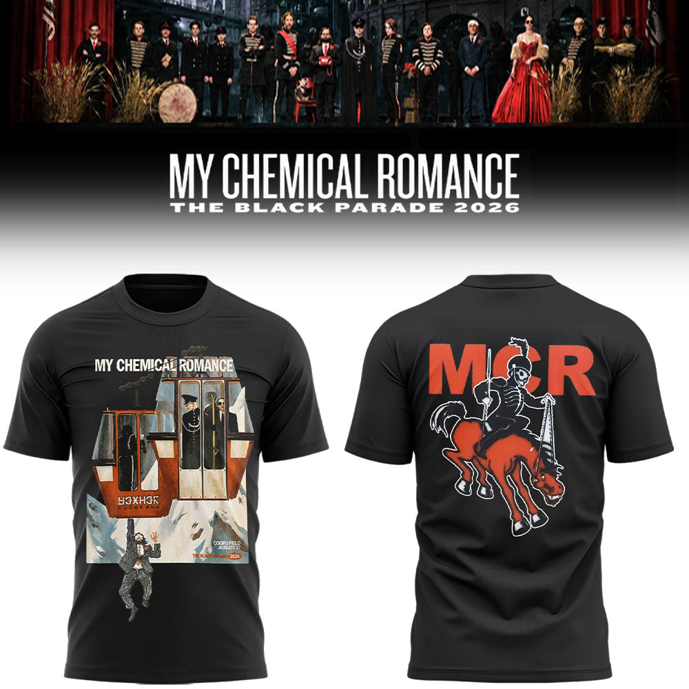 Limited Edition MCR Long Live The Black Parade Tour US 2026 At Denver Tshirt