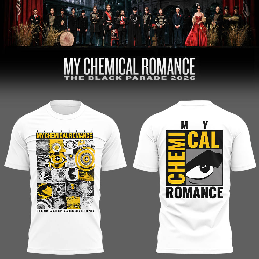 Limited Edition MCR Long Live The Black Parade Tour US 2026 At Petco Park Tshirt