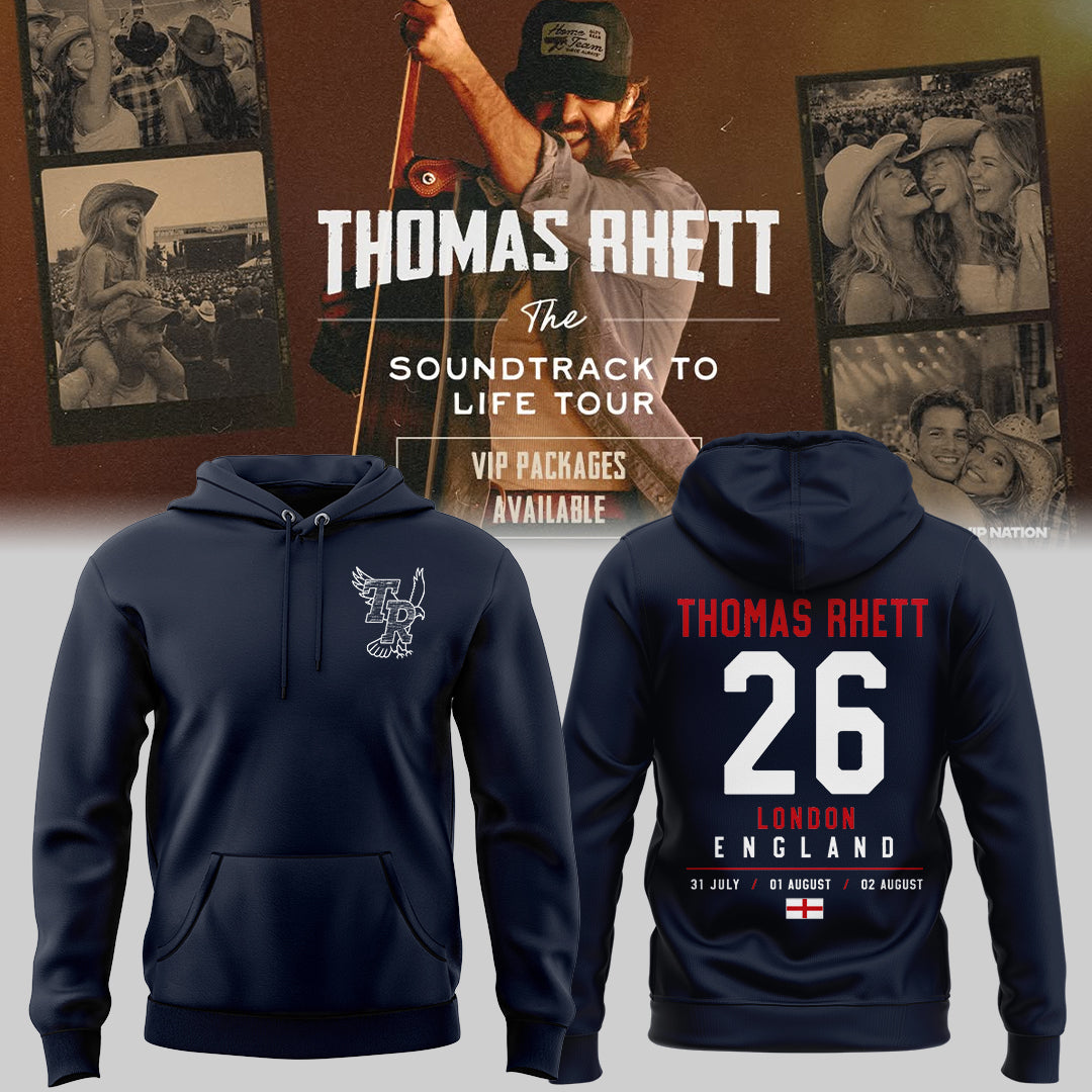 Limited Edition Thomas Rhett The Soundtrack to Life Tour Hoodie