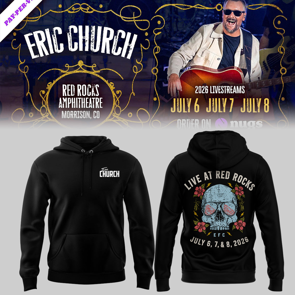 Limited Edition Red Rocks Amphitheatre Hoodie