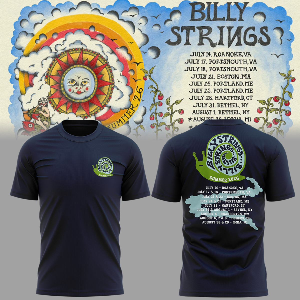 Limited Edition Summer Tour 2026 Shirt