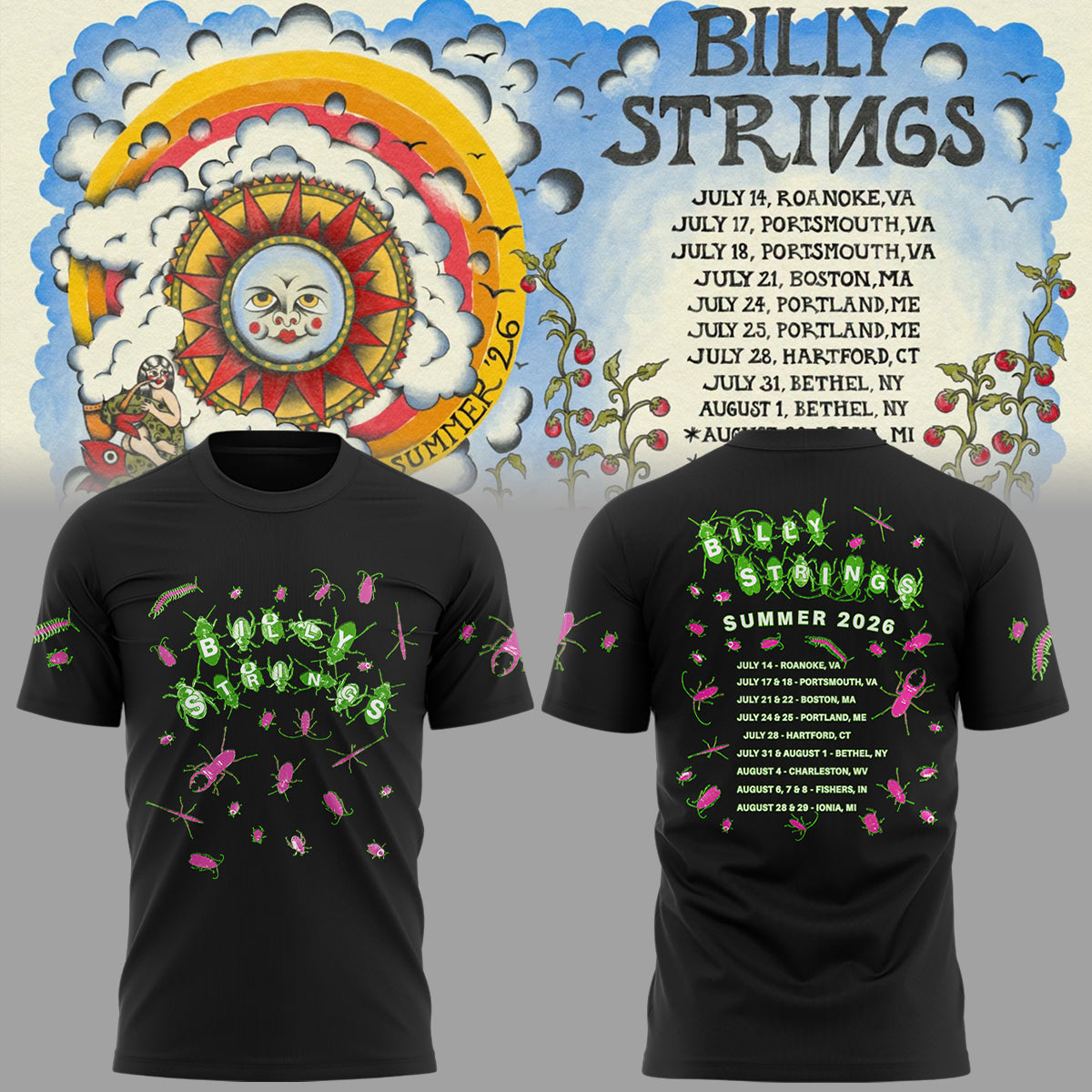 Limited Edition Summer Tour 2026 Shirt