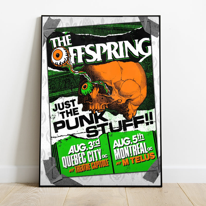 Limited Edition Just the Punk Stuff In Quebec & Montreal Poster
