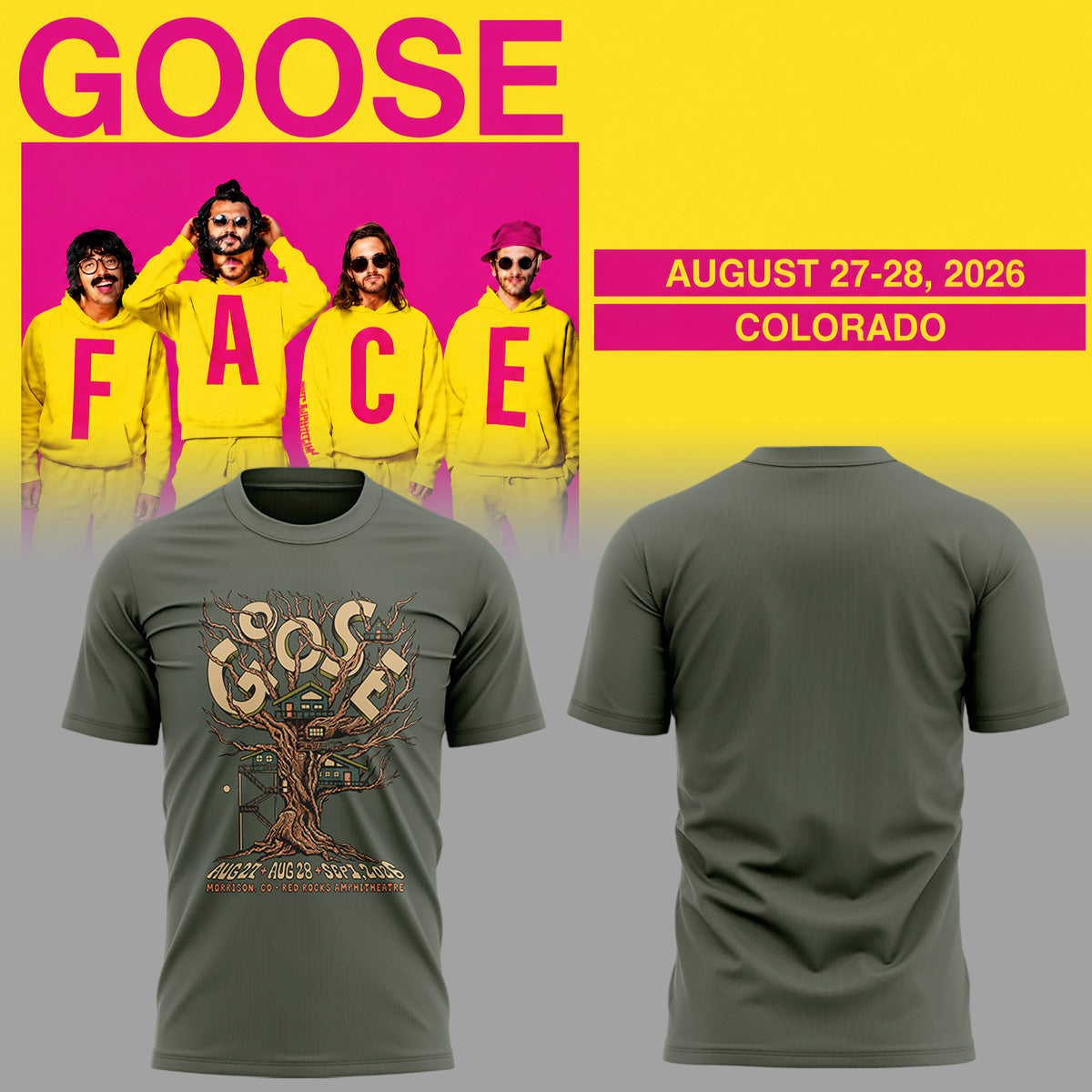 Limited Edition Goose – Big Tour 2026 Tshirt