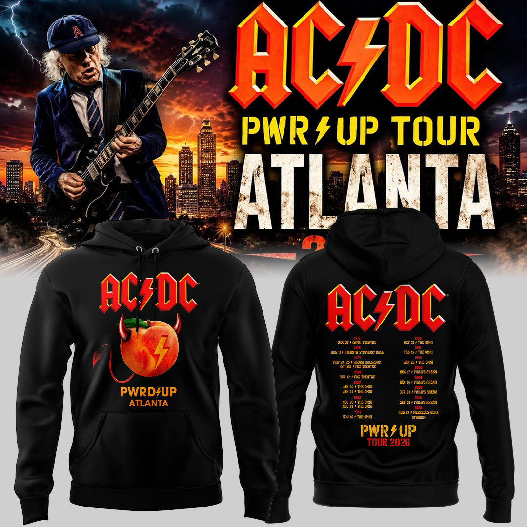 Limited Edition AC/DC Power Up Tour 2026 Hoodie