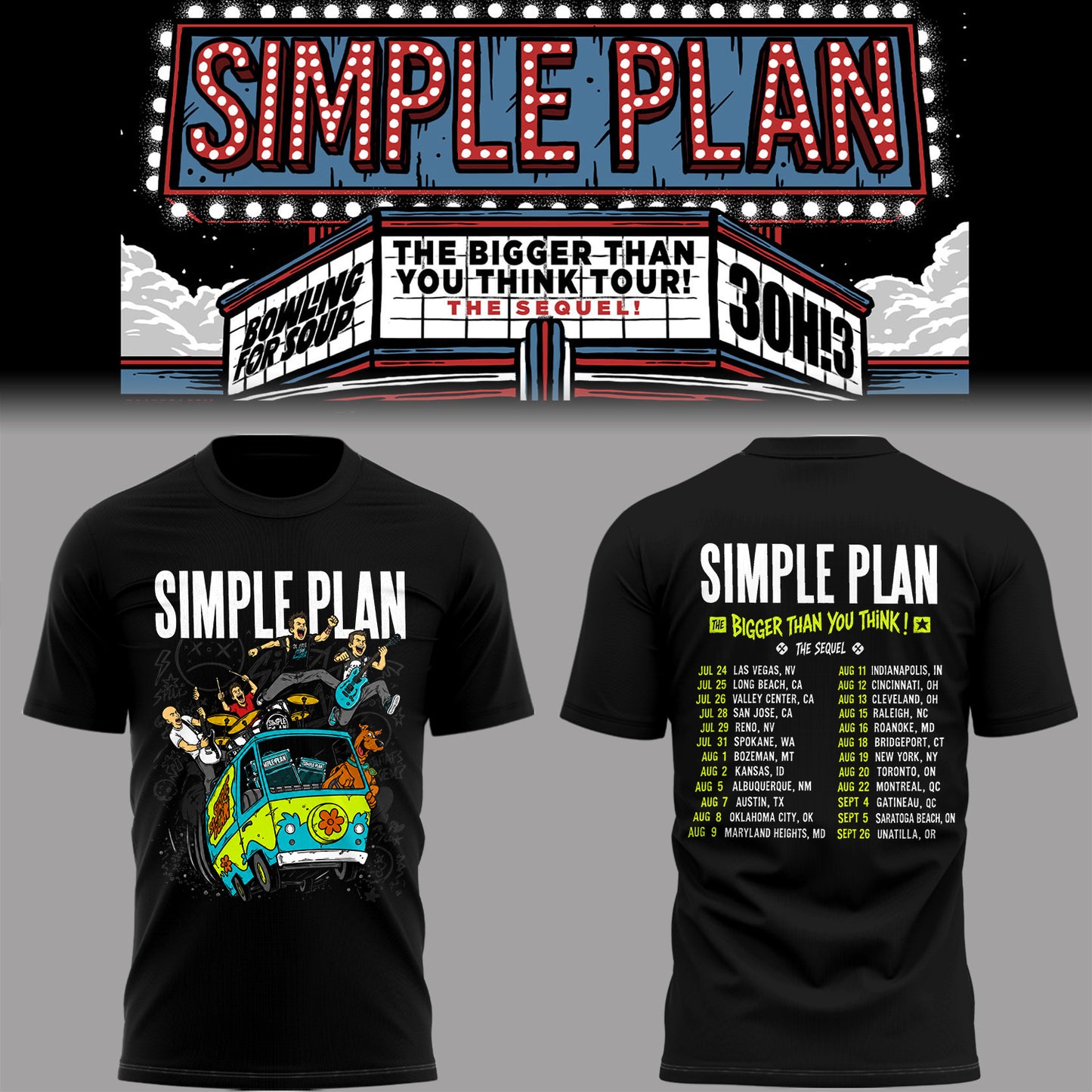 Limited Edition Bigger Than You Think! Tour Shirt