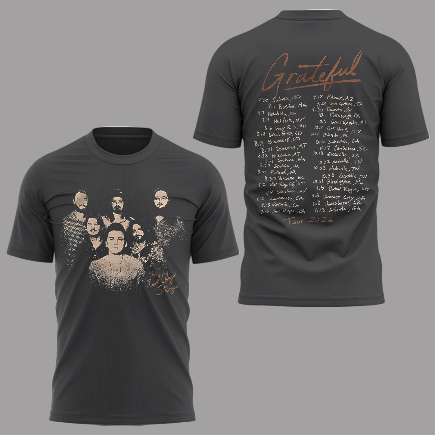Limited Edition The Grateful Tour Shirt