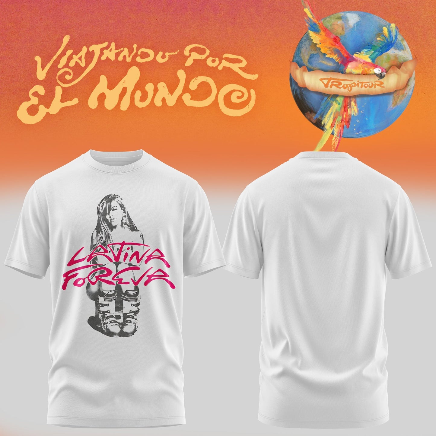 Karol G Viajando Por El Mundo Tropitour Limited Tshirt