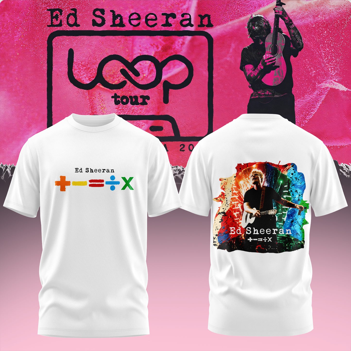 Ed Sheeran – Loop Tour NA 2026 Limited T-Shirt