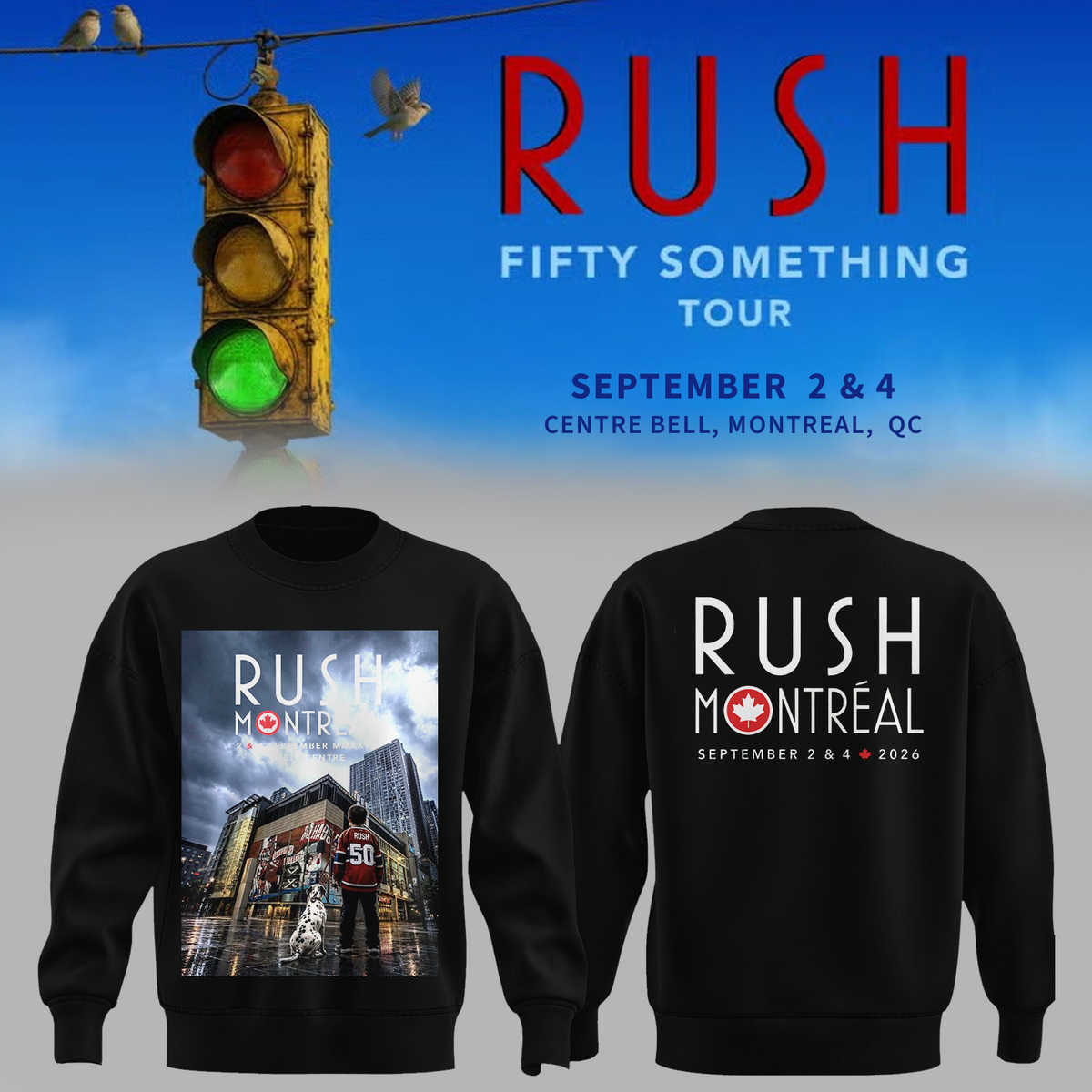 Limited Edition Fifty Something Tour Sweatshirt