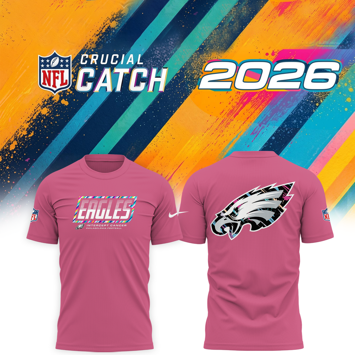 P. Eagles 2026 Crucial Catch Limited Tshirt