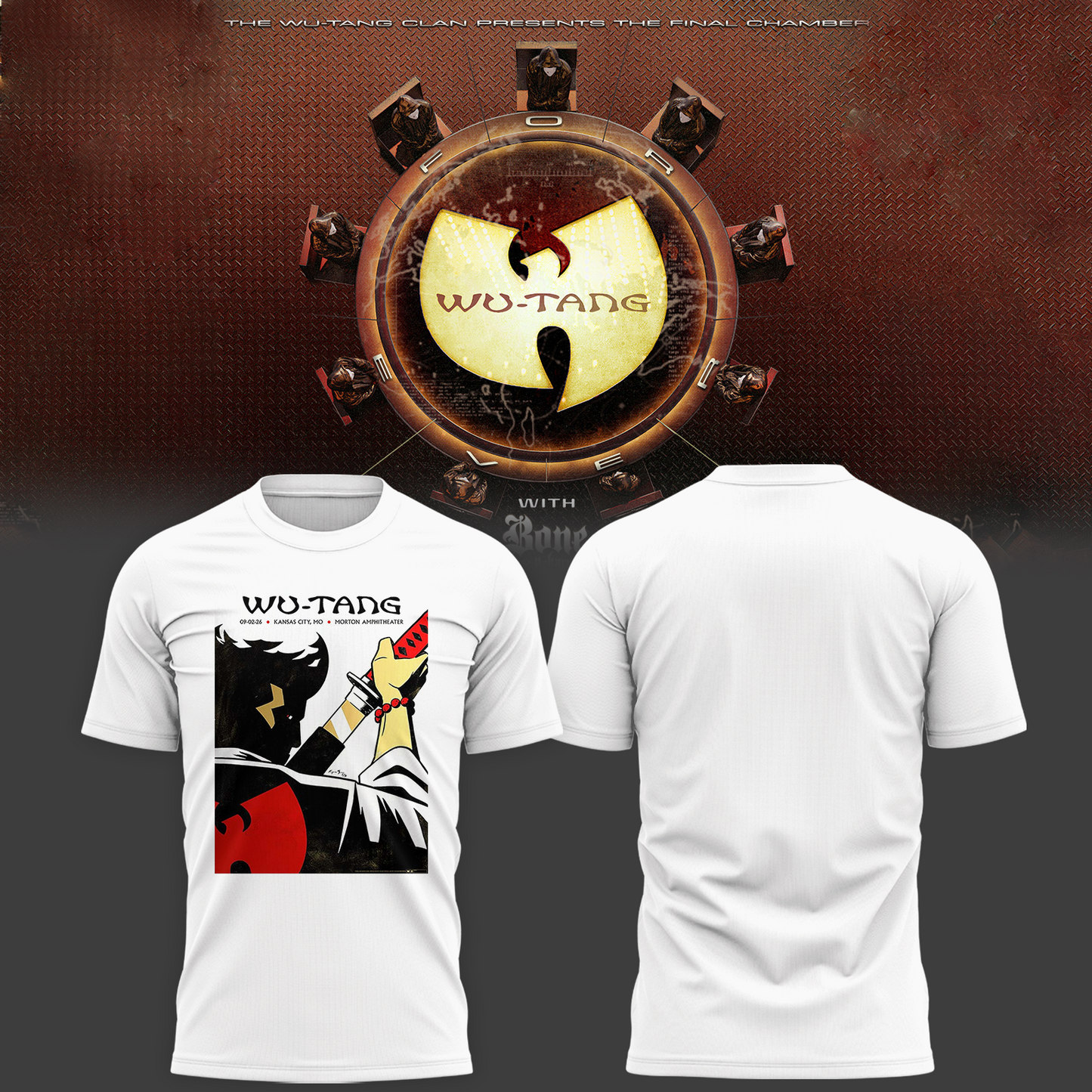 Wu-Tang Clan "The Final Chamber" Concert Poster Graphic Tshirt
