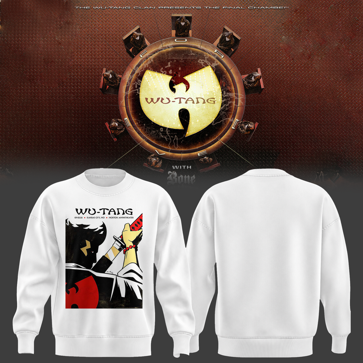 Wu-Tang Clan "The Final Chamber" Concert Poster Graphic Sweatshirt