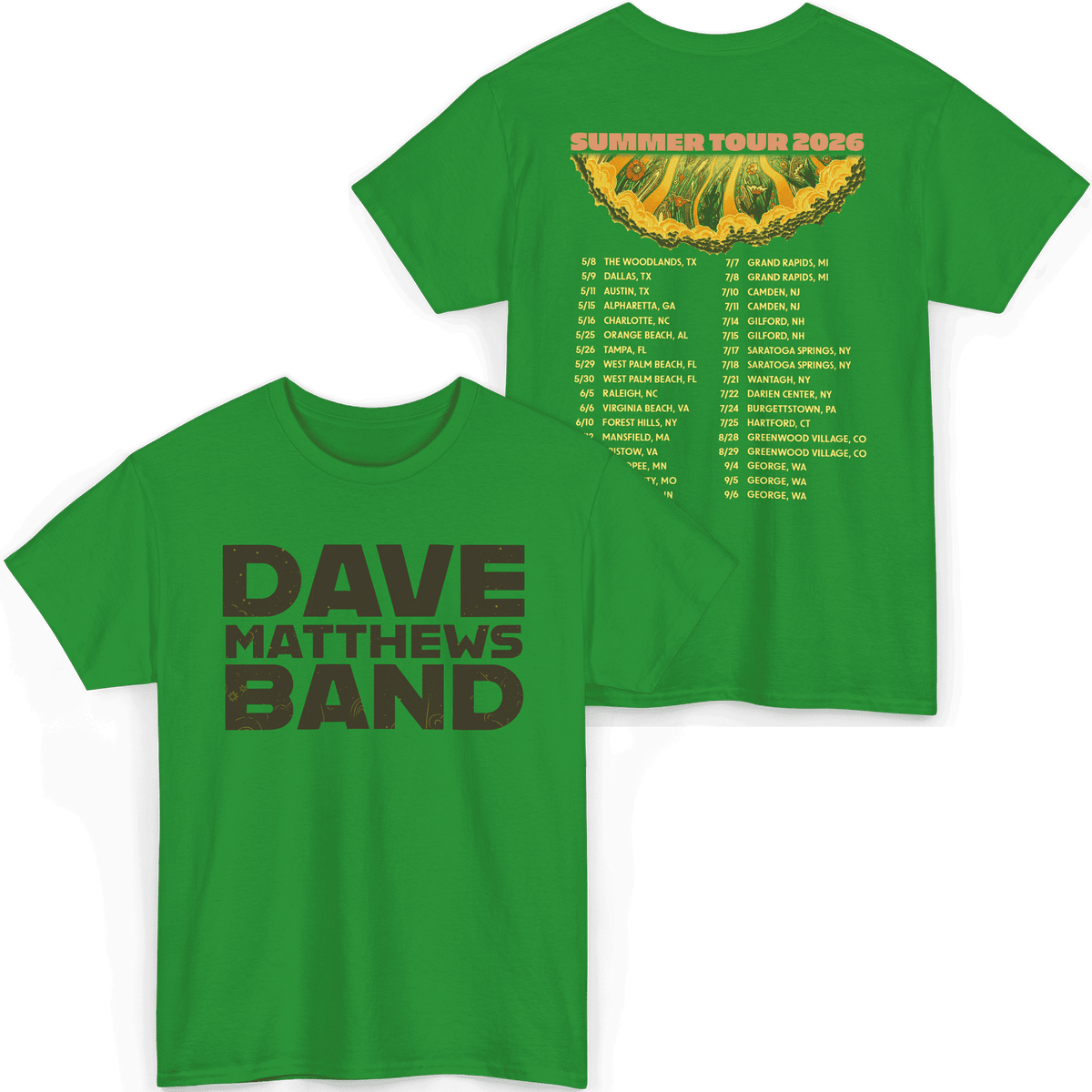 Limited Edition DMB 2026 Tour 🎻🤠🌵 Shirt