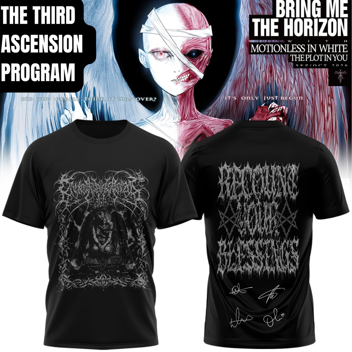 Bring Me The Horizon “The Third Ascension Program 2026” Signature Limited Edition – Tshirt