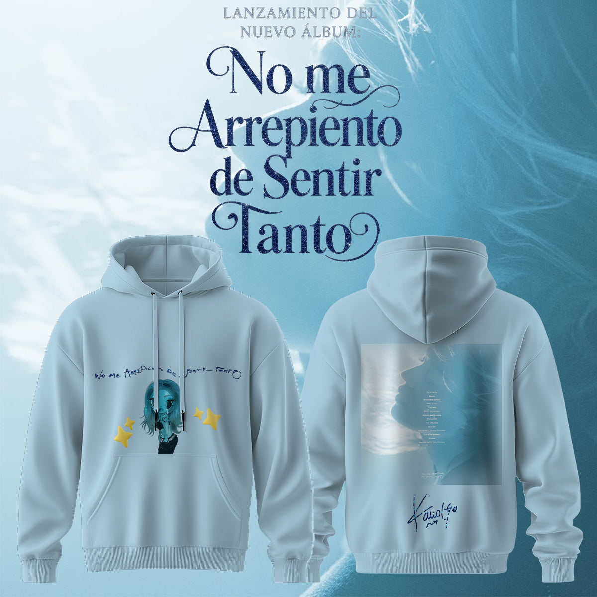 .,KaRol G Album “NO ME ARREPIENTO DE SENTIR TANTO” .Limited Edition Signature Hoodie